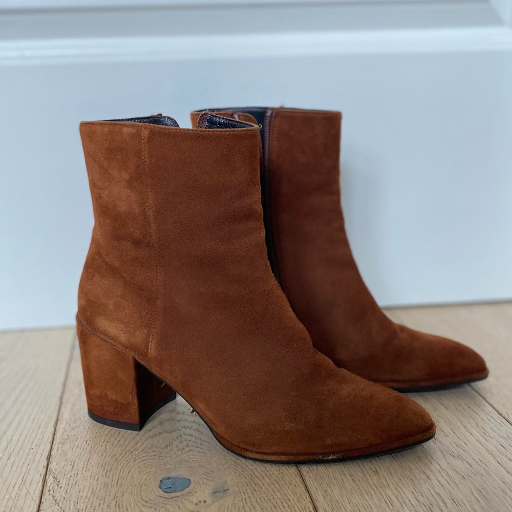 Stuart Weitzman Suede Booties